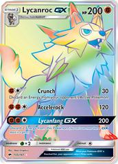 Lycanroc GX #155 Pokemon Burning Shadows