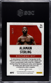 SGC 8.5 Aljamain Sterling #307 Phoenix Blue /99