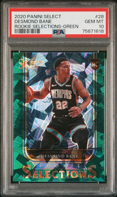 PSA 10 DESMOND BANE #28 ROOKIE SELECTIONS-GREEN