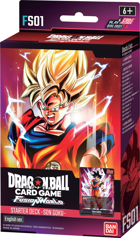 Dragonball Super Card Game Fusion World Starter Deck Son Goku FS01