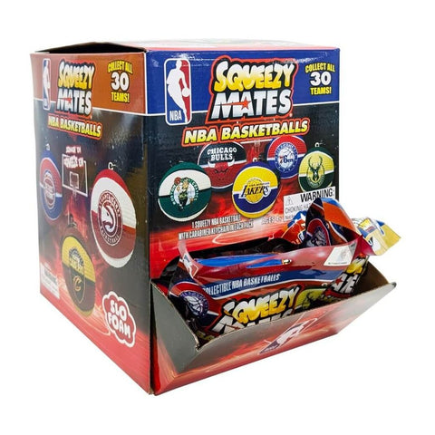 SQUEEZYMATES 2024 NBA 2.5” Squishy Team Basketball