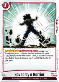 Saved by a Barrier - Blazing Aura (FB02)