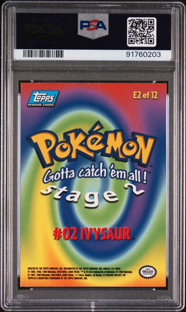 PSA 7 IVYSAUR #2 MOVIE EDITION