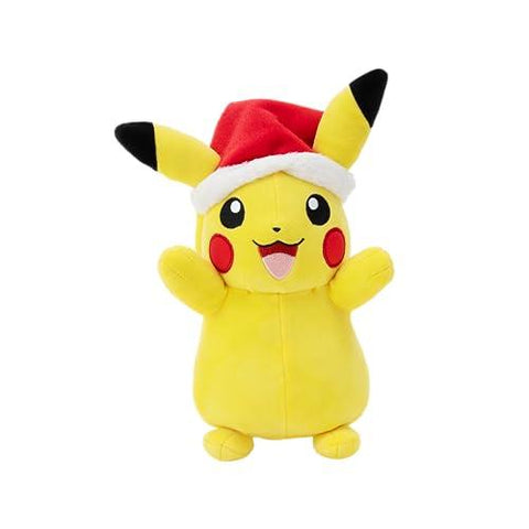 Pokemon Plush Seasonal Christmas Holiday Assortment 8 - Pikachu with Santa Hat