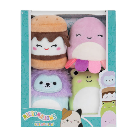 Squishmallows Micromallows 4 Pack Assortment 2.5"