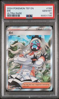 PSA 10 -199 ERI ULTRA RARE2024 POKEMON TEF EN-TEMPORAL FORCES