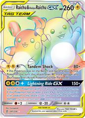 Raichu & Alolan Raichu GX #241 Pokemon Unified Minds