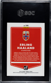 SGC 9 Erling Haaland #100 Holo Purple Laser /99