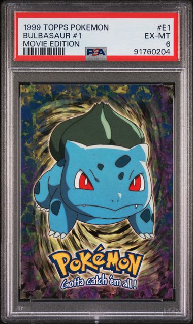 PSA 6 BULBASAUR #1 MOVIE EDITION