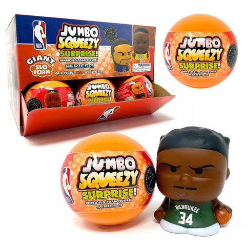 SqueezyMates NBA 2024 Series 3 Jumbo Squeezy Surprise Capsule Blind Bal