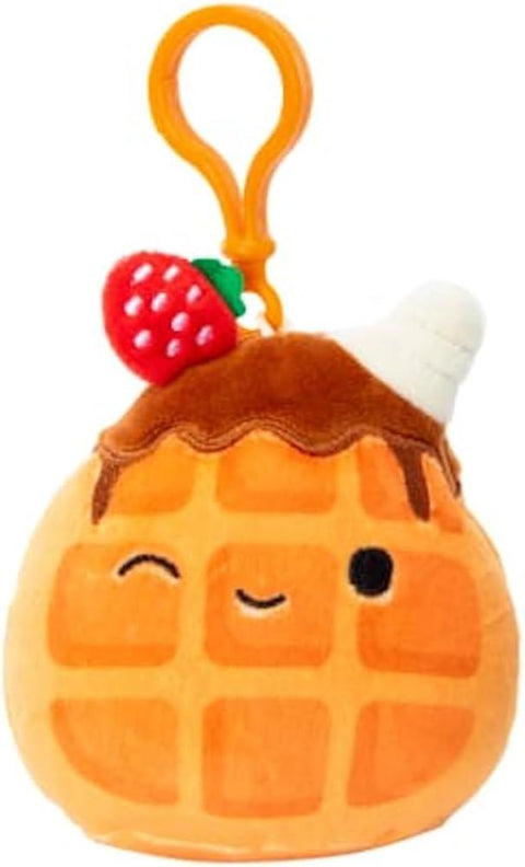 Squishmallows 3.5 Clip-On Weaver The Waffle