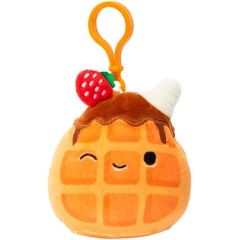 Squishmallows 3.5 Clip-On Weaver The Waffle