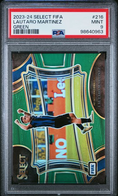 PSA 9 -LAUTARO MARTINEZ GREEN 5/5