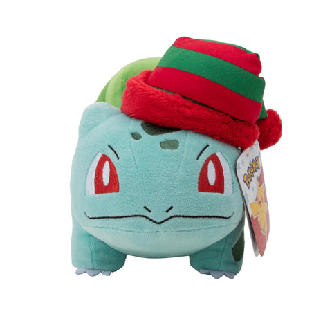 Pokemon Plush Seasonal Christmas Holiday Assortment 8 Bulbasaur