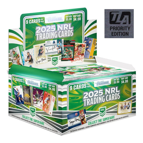 2025 NRL Traders Titanium Rugby Trading Cards Factory Sealed PRIORITY Box