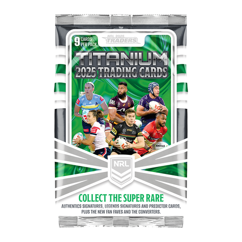 2025 NRL Traders Titanium Rugby Trading Cards Factory Sealed PRIORITY Box