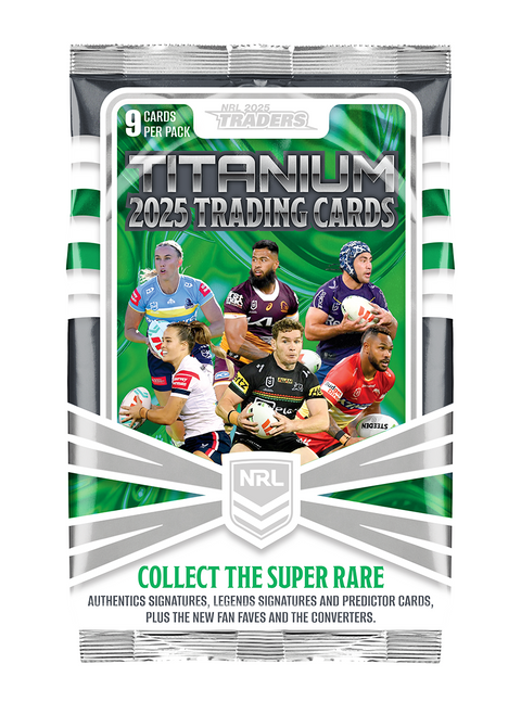 NRL 2025 Traders Titanium Sealed Booster Pack