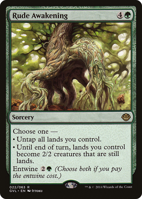 Rude Awakening (DD3-) - Duel Decks Anthology: Garruk vs. Liliana Foil