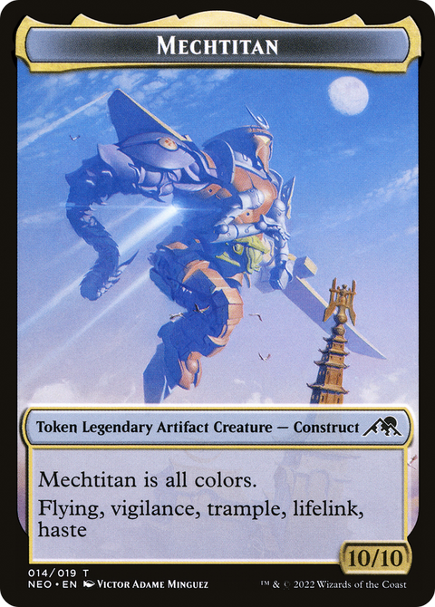 Mechtitan Token (NEO-014) - Kamigawa: Neon Dynasty Tokens