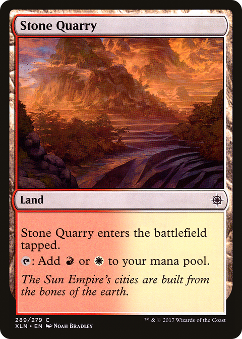 Stone Quarry (XLN-289) - Ixalan Foil