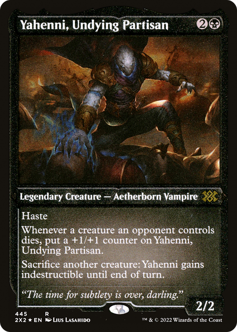 Yahenni, Undying Partisan (2X2-445) - Double Masters 2022 Foil