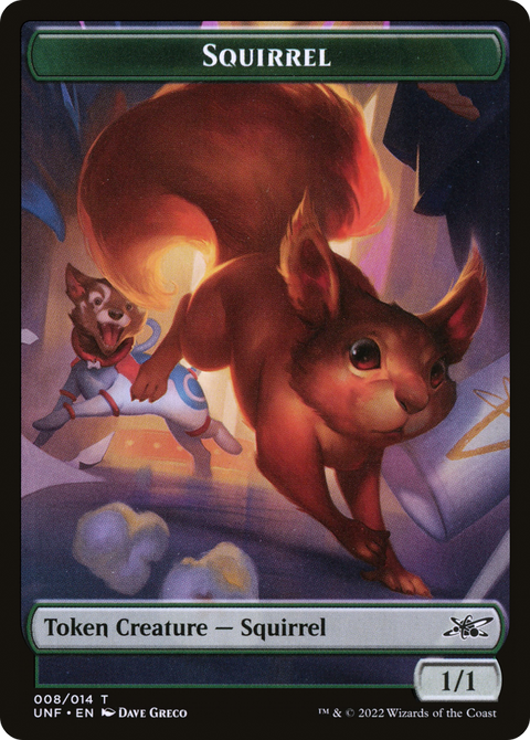 Squirrel Token (UNF-008) - Unfinity Tokens