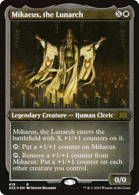 Mikaeus, the Lunarch (2X2-419) - Double Masters 2022 Foil