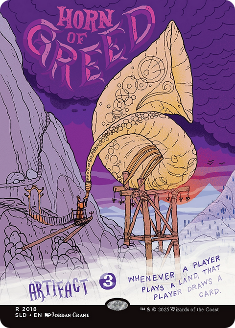 Horn of Greed (SLD-2018) - Secret Lair Drop (Borderless)