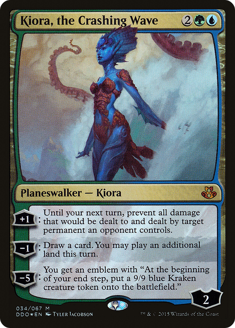 Kiora, the Crashing Wave (DDO-034) - Duel Decks: Elspeth vs. Kiora Foil