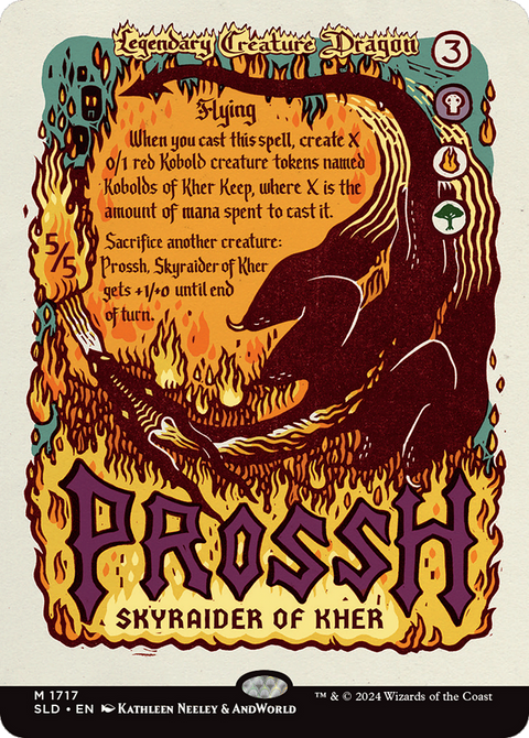 Prossh, Skyraider of Kher (SLD-1717) - Secret Lair Drop (Borderless)