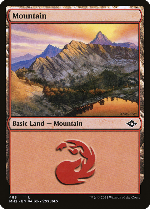 Mountain (488) (MH2-488) - Modern Horizons 2 Foil