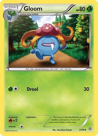 Gloom 002/98  - Reverse Holofoil XY  Ancient Origins - Uncommon