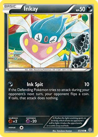 Inkay 045/98  XY  Ancient Origins - Common