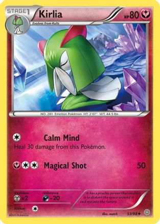 Kirlia 053/98  - Reverse Holofoil XY  Ancient Origins - Uncommon