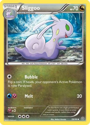 Sliggoo 059/98  - Reverse Holofoil XY  Ancient Origins - Uncommon