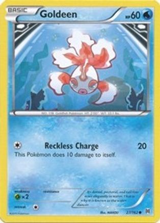 Goldeen 027  - Reverse Holofoil XY  BREAKthrough - Common