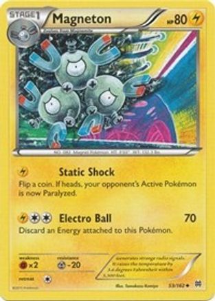Magneton 053/162  XY  BREAKthrough - Uncommon