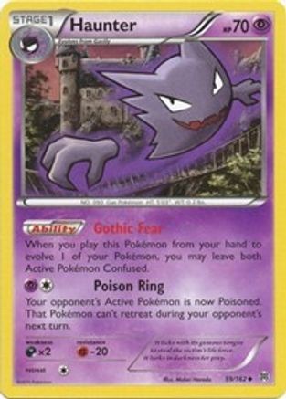 Haunter 059/162  XY  BREAKthrough - Uncommon