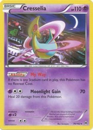 Cresselia 070/162  - Reverse Holofoil XY  BREAKthrough - Rare