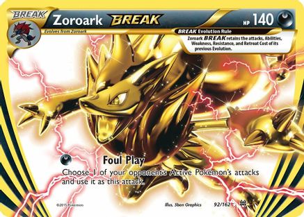 Zoroark BREAK 092/162  - Holofoil XY  BREAKthrough - Rare BREAK