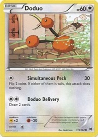 Doduo (115) 115  XY  BREAKthrough - Common