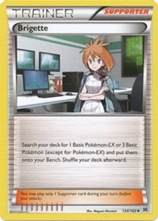 Brigette 134/162  - Reverse Holofoil XY  BREAKthrough - Uncommon