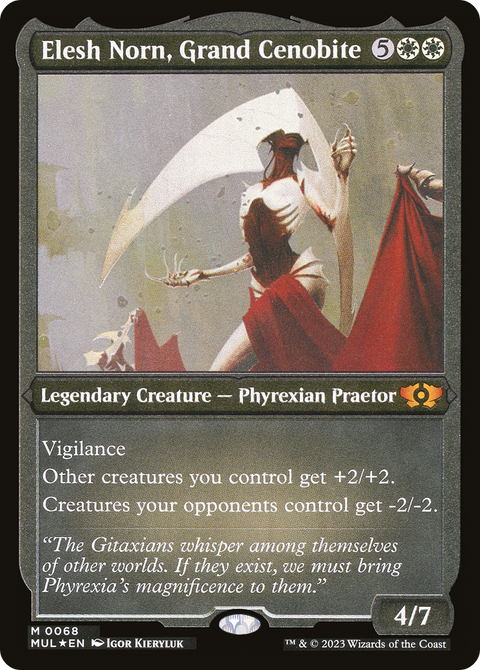 Elesh Norn, Grand Cenobite (Foil Etched) (MUL-068) - Multiverse Legends Foil