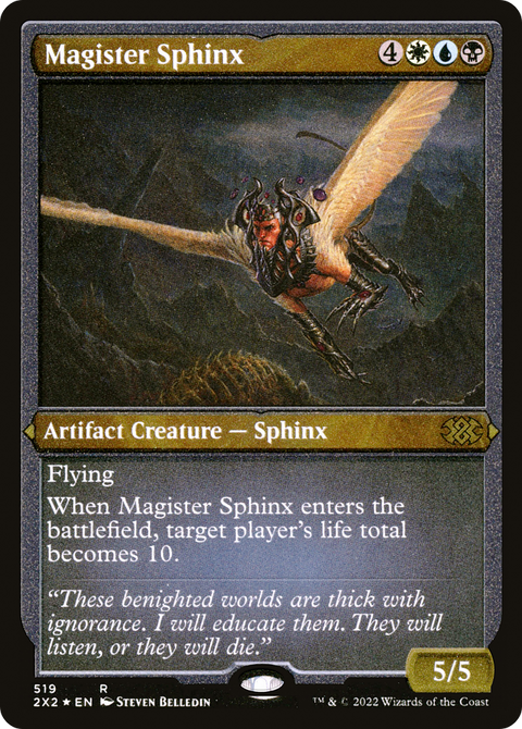 Magister Sphinx (2X2-519) - Double Masters 2022 Foil