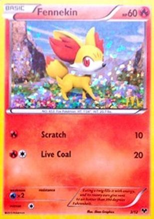 Fennekin 003/12  - Holofoil McDonalds Promos 2014 - Promo