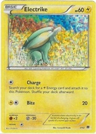 Electrike 007/12  - Holofoil McDonalds Promos 2015 - Promo