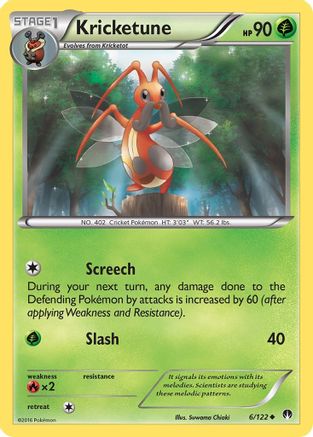 Kricketune 006/122  XY  BREAKpoint - Uncommon