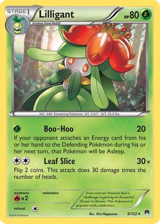 Lilligant 008/122  XY  BREAKpoint - Rare