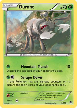 Durant 009  XY  BREAKpoint - Uncommon