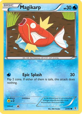 Magikarp 022/83  - Reverse Holofoil Generations - Common